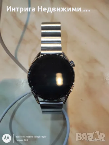
Смарт часовник Huawei Watch GT 3 (46mm) – Пълен комплект в отлично състояние
, снимка 11 - Мъжки - 55779872