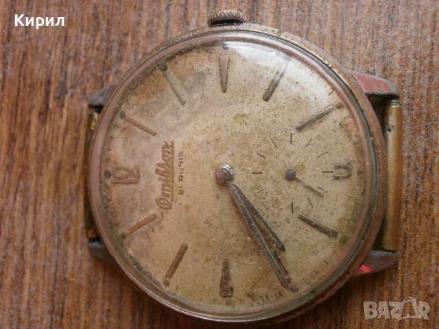 Ретро Швейцарски часовник Omikron от края на 60те години, снимка 1 - Мъжки - 44412890