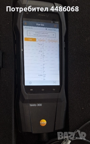 testo 300 fuel gas analyser Анализатори на димни газове, газ анализатор , снимка 3 - Други инструменти - 52264633