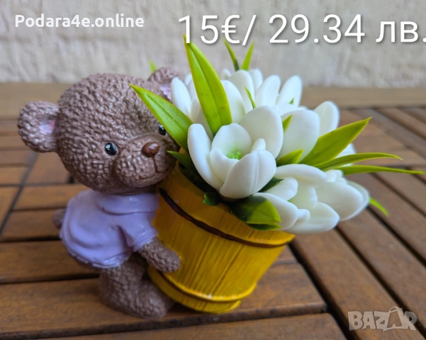 Вечни букети от ароматни сапунени цветя. Подходящ подарък за всеки повод , снимка 6 - Декорация за дома - 53464138