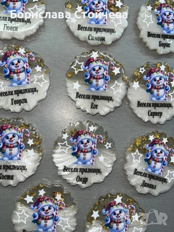 Коледна магнити, снимка 5 - Коледни подаръци - 52307633