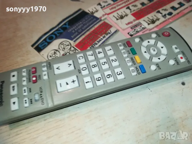 PANASONIC TV/VCR/DVD REMOTE-ВНОС SWISS 2610241955, снимка 4 - Дистанционни - 47729205