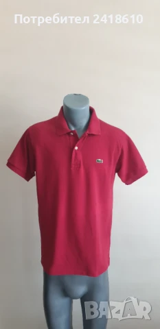 Lacoste Pique Cotton Classic Fit Mens Size 4 - M  ОРИГИНАЛ! Мъжка Тениска!, снимка 8 - Тениски - 50938122