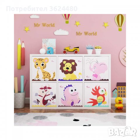 Кутия за съхранение за детска стая 33х33 см. сгъваема - код 3254, снимка 8 - Мебели за детската стая - 34505322