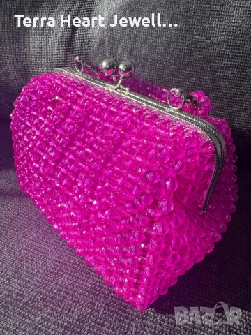 Дамска чанта от кристални мъниста и метална рамка , снимка 9 - Чанти - 52502126