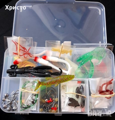 СУПЕР ОФЕРТА! НОВИ воблери блесни клатушки за спининг риболов 110части , снимка 2 - Екипировка - 42712224
