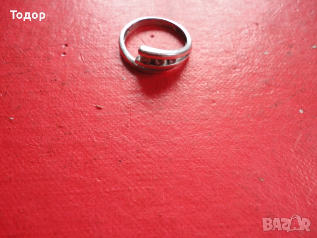 Сребърен пръстен с камъни 21, снимка 6 - Пръстени - 53304243
