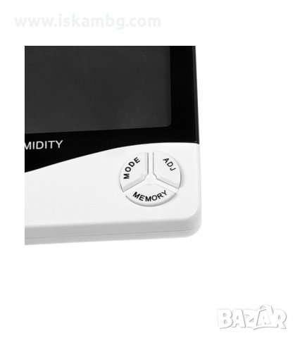 HTC-1 СТАЕН ТЕРМОМЕТЪР ВЪТРЕШНА И ВЪНШНА ТЕМПЕРАТУРА, ВЛАГОМЕР, ЧАСОВНИК - код HTC-1, снимка 6 - Друга електроника - 34090543