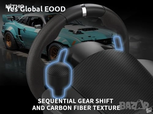 NITHO Drive Pro V200 Волан с педали 270° PS/Xbox, снимка 12 - Други игри и конзоли - 53644327