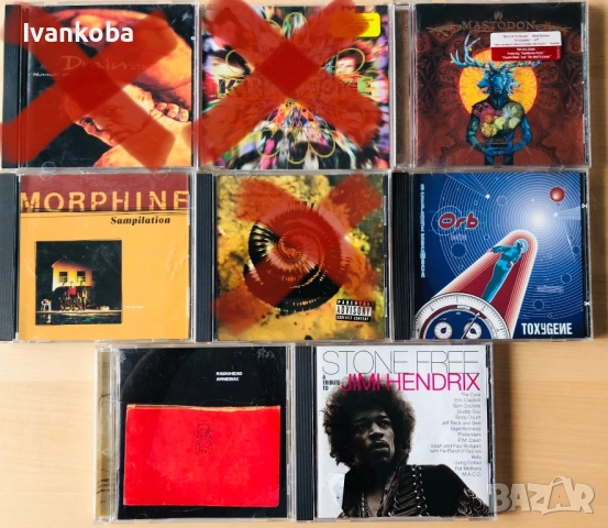 Оригинални американски дискове с рок и метъл