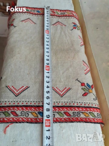 Каре бродерия шевица фолклор, снимка 6 - Антикварни и старинни предмети - 53413136