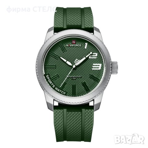 Спортен часовник Naviforce, Силиконова каишка, снимка 2 - Мъжки - 41686466