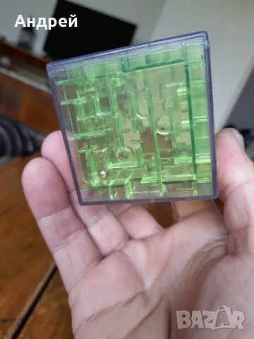 Стара играчка кубче лабиринт, снимка 3 - Други ценни предмети - 50271647