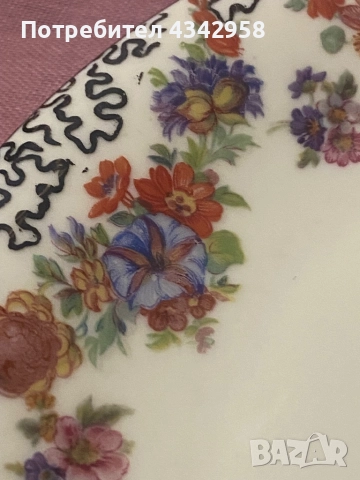 Vohenstrauss. 1960-те. Порцеланова чиния., снимка 5 - Антикварни и старинни предмети - 52382136