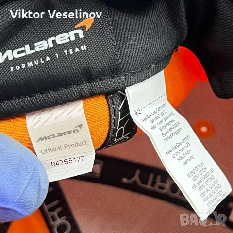 Mclaren Formula 1 New Era Шапка с Козирка One Size OSFA Оранжева, снимка 4 - Шапки - 55847642