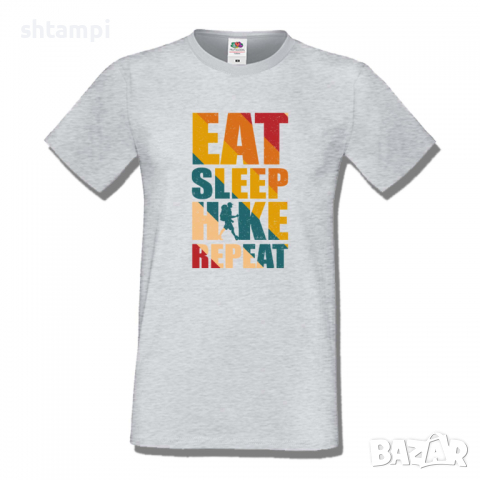 Мъжка тениска Eat Sleep Hike Repeat,Къмпинг,Планина,Изненада,Подарък,Поход,Връх,Хижа,, снимка 6 - Тениски - 36348723