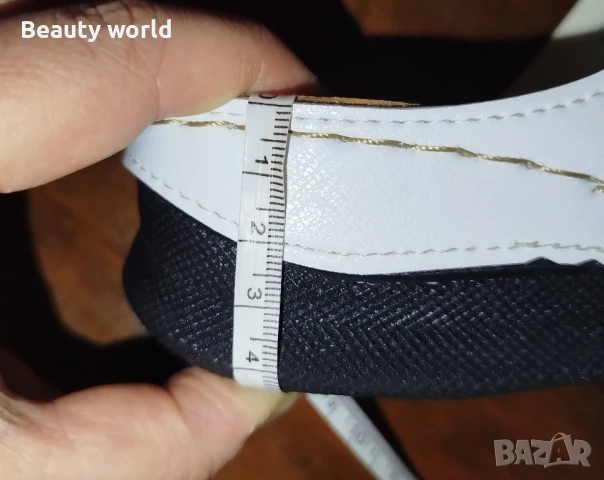 Бели чехли 40 номер , снимка 10 - Чехли - 50995881