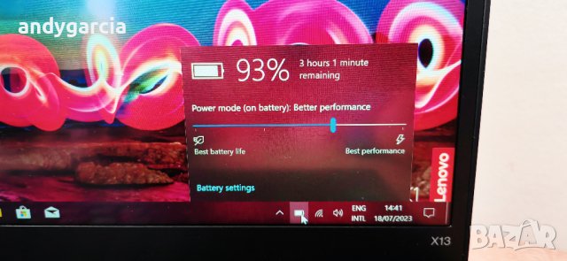  Lenovo ThinkPad X13 Touch/Core i5-10210U/8GB RAM/256GB SSD NVME/13.3 Full HD IPS Touch Screen, снимка 15 - Лаптопи за работа - 41600452