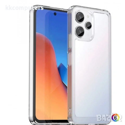 Xiaomi Redmi 12 5G (Global) / Poco M6 Pro 5G Силиконов Калъф Transparent TPU и Протектор