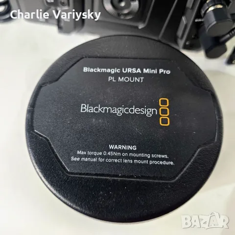 Blackmagic Design URSA Mini Pro G2 4.6K – PL Mount – Пълен професионален комплект, снимка 6 - Камери - 55737587