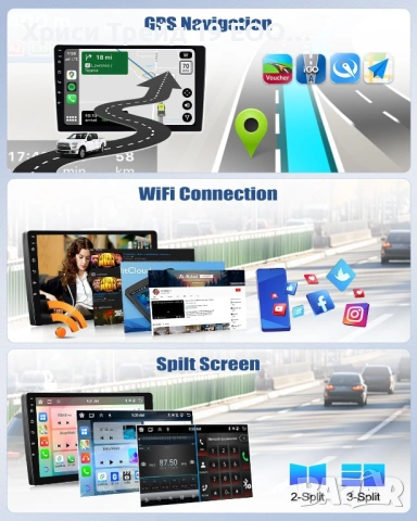 Мултимедия Android 13 за Alfa Romeo Mito (2008-2016) – CarPlay & Android Auto, снимка 4 - Аксесоари и консумативи - 53667627