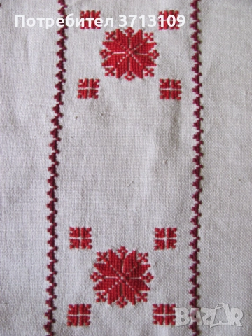 Голяма покривка за маса, ръчна бродерия, шевици, 180х140см., снимка 3 - Антикварни и старинни предмети - 51837738
