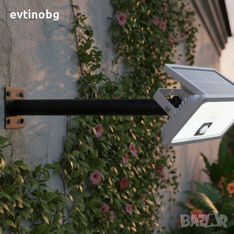 Стойка за соларно осветително тяло Φ48 × 50 см – здрава стоманена стойка за монтаж, снимка 3 - Соларни лампи - 53779887