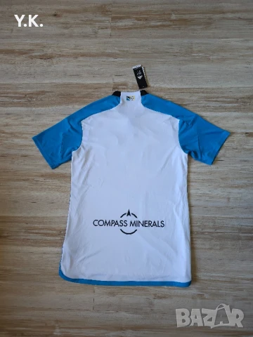Оригинална мъжка тениска Adidas AeroReady x Sporting Kansas City / Season 24 (Third), снимка 3 - Тениски - 50903766