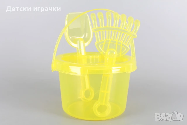 Кофичка за пясък с лопатка и гребло , снимка 1