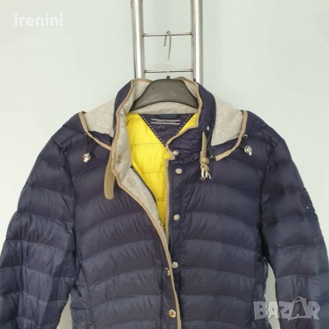 Страхотно дамско пухено яке TOMMY HILFIGER размер S , снимка 3 - Якета - 34144662