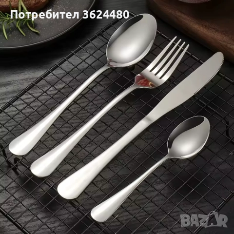 КОМПЛЕКТ ПРИБОРИ ЗА 6 БР ДУШИ 4367, снимка 2 - Прибори за хранене, готвене и сервиране - 52687086