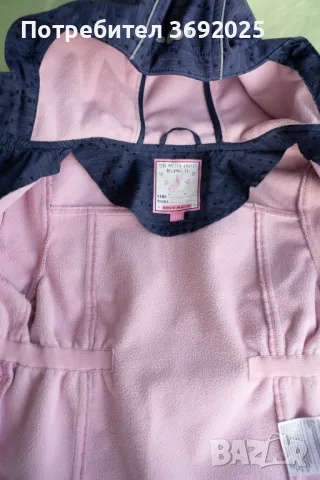 C&A Софтшел детско яке с качулка за момиче, размер 110, снимка 7 - Детски якета и елеци - 47765533