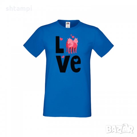 Мъжка тениска Свети Валентин Love Dogs, снимка 1 - Тениски - 35713493
