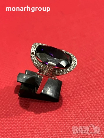 Сребърен пръстен, снимка 2 - Пръстени - 53555976