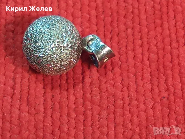 ВИНТИДЖ АРТ СРЕБЪРЕН ПЕНДАНТ ТОПЧЕ СРЕБРО 925 ПРОБА МЕДАЛЬОН 29065, снимка 10 - Колиета, медальони, синджири - 49001829