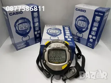 █▬█ █ ▀█▀НОВ ПРОФЕСИОНАЛЕН ХРОНОМЕТЪР CASIO HS-70W-1 HS-80TW-1EF ХРОНОМЕТРИ КАСИО ЗАСИЧАНЕ НА ВРЕМЕ , снимка 4 - Спортна екипировка - 50414016