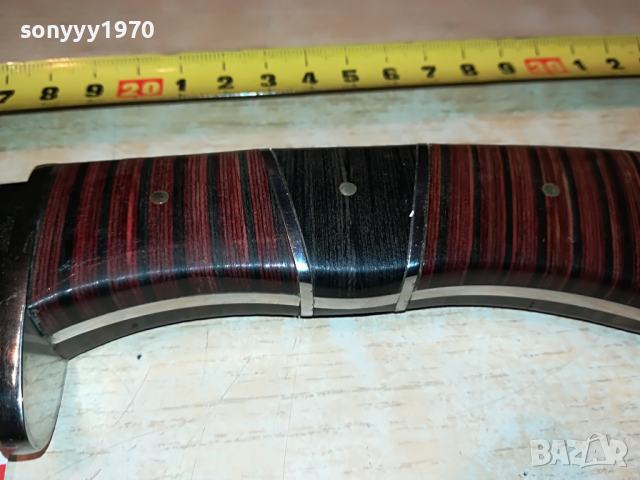 НОЖ МАСИВЕН ОСТЪР ЯК 2103221152, снимка 15 - Колекции - 36179056