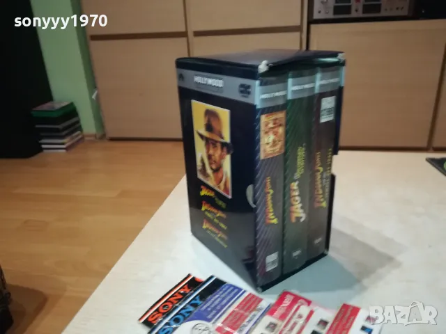 ИНДИАНА ДЖОУНС-КОЛЕКЦИЯ Х3 VHS КАСЕТИ ОТ ГЕРМАНИЯ 2802250833LNWC, снимка 2 - Други жанрове - 49309161