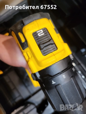 Безчетков ударен винтоверт DeWalt DCD709 с куфар батери и зарядно. Цената е крайна!, снимка 6 - Винтоверти - 53247829