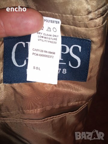 Мъжко сако велур Chaps, снимка 2 - Сака - 35702785