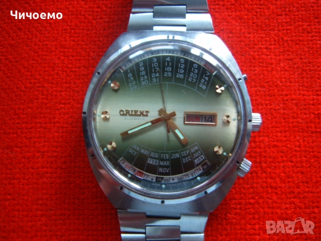  Ориент Вечен Календар мъжки часовник  Ретро Класика!