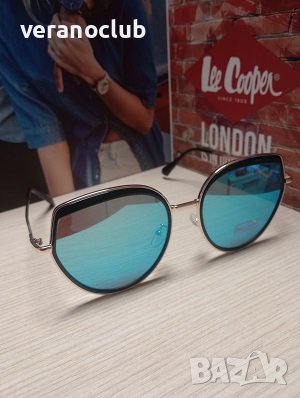 Дамски сини огледални слънчеви очила 2024, снимка 2 - Слънчеви и диоптрични очила - 44160103