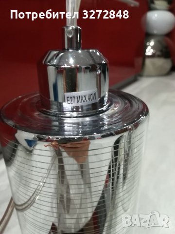 Спот троика метал и стъкло  -3х40w, снимка 6 - Лампи за таван - 39438819