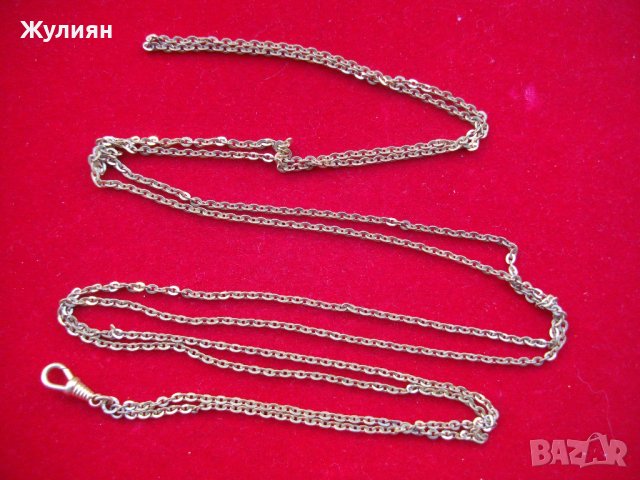 СТАР ПОЗЛАТЕН КЮСТЕК ЗА ДЖОБЕН ЧАСОВНИК