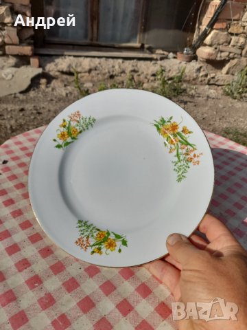 Стара порцеланова чиния #11, снимка 3 - Антикварни и старинни предмети - 33951391