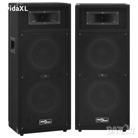 vidaXL Професионални пасивни Hifi говорители за сцена 2 бр 1000W черни（SKU: 70102）