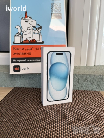 НЕразпечатан❗️ iPhone 15 ❗️Лизинг от 21€/мес ❗️Blue син ❗️128гб Гаранция❗️