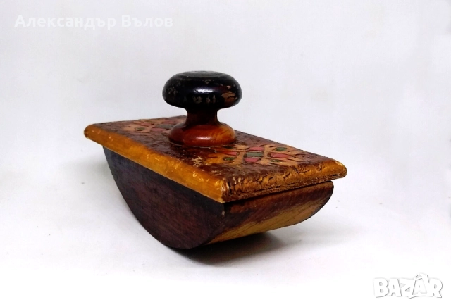 Стара Попивателница за Мастило Пирографирана Попивател Писалка