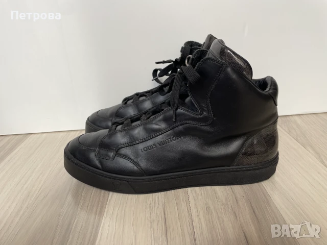 Louis Vuitton мъжки кожени обувки 8 ( EU 43 ) Оригинал, снимка 2 - Маратонки - 51366180