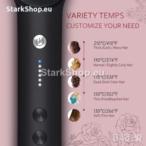 Електрическа четка за изправяне на коса, снимка 5 - Преси за коса - 40809463